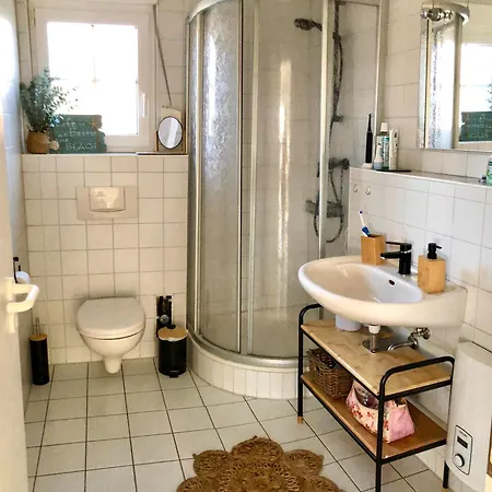 Prázdninový dům Sonniges Strandhaus Am Haff Mit Wasserblick Fuer 2-4 Personen Mönkebude