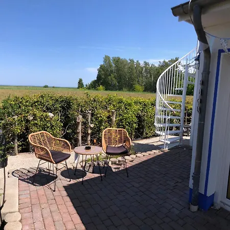 Prázdninový dům Sonniges Strandhaus Am Haff Mit Wasserblick Fuer 2-4 Personen *